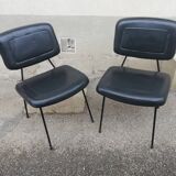 Pair of Cm 196 chairs by Pierre Paulin 1960