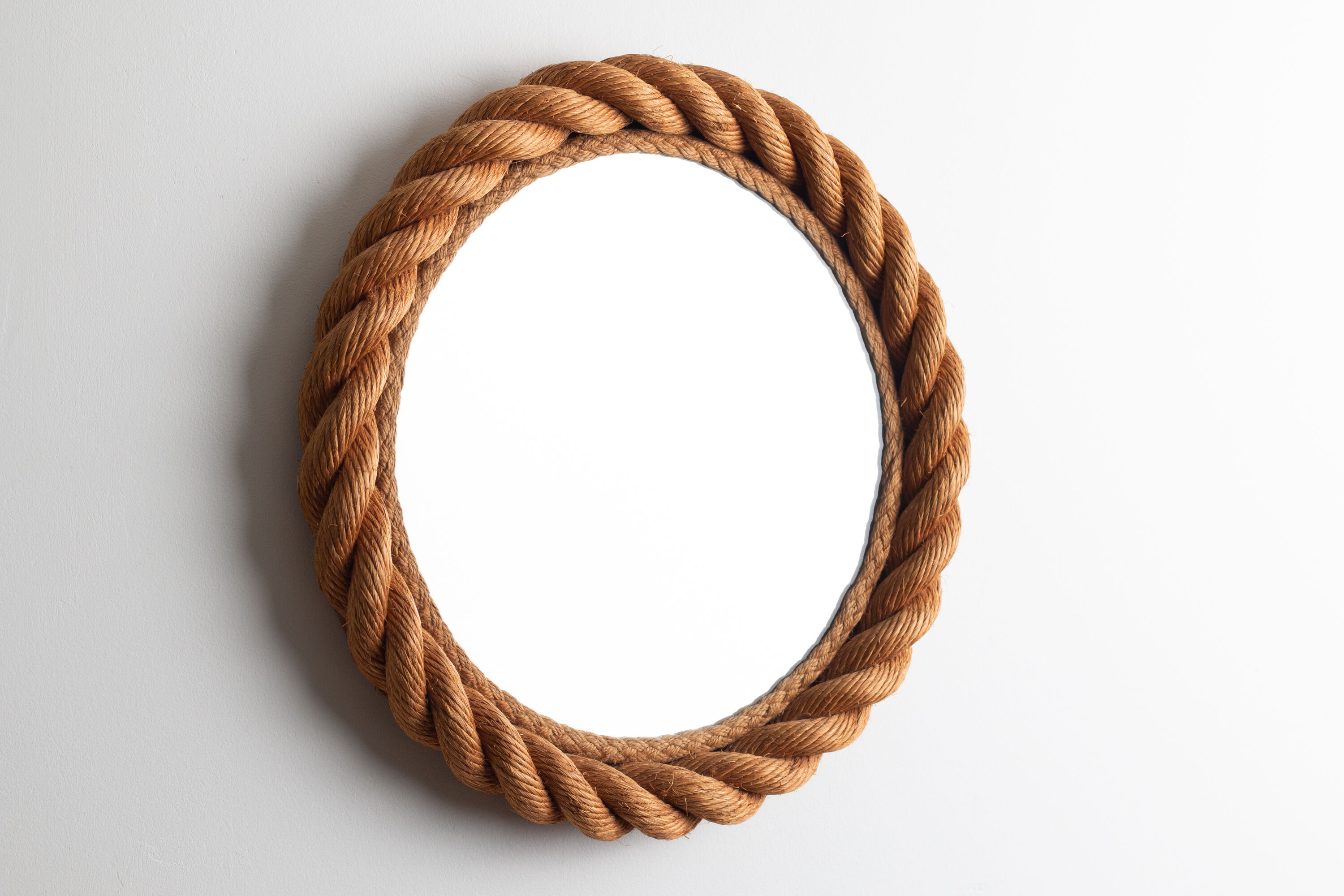 Vintage round mirror 34cm