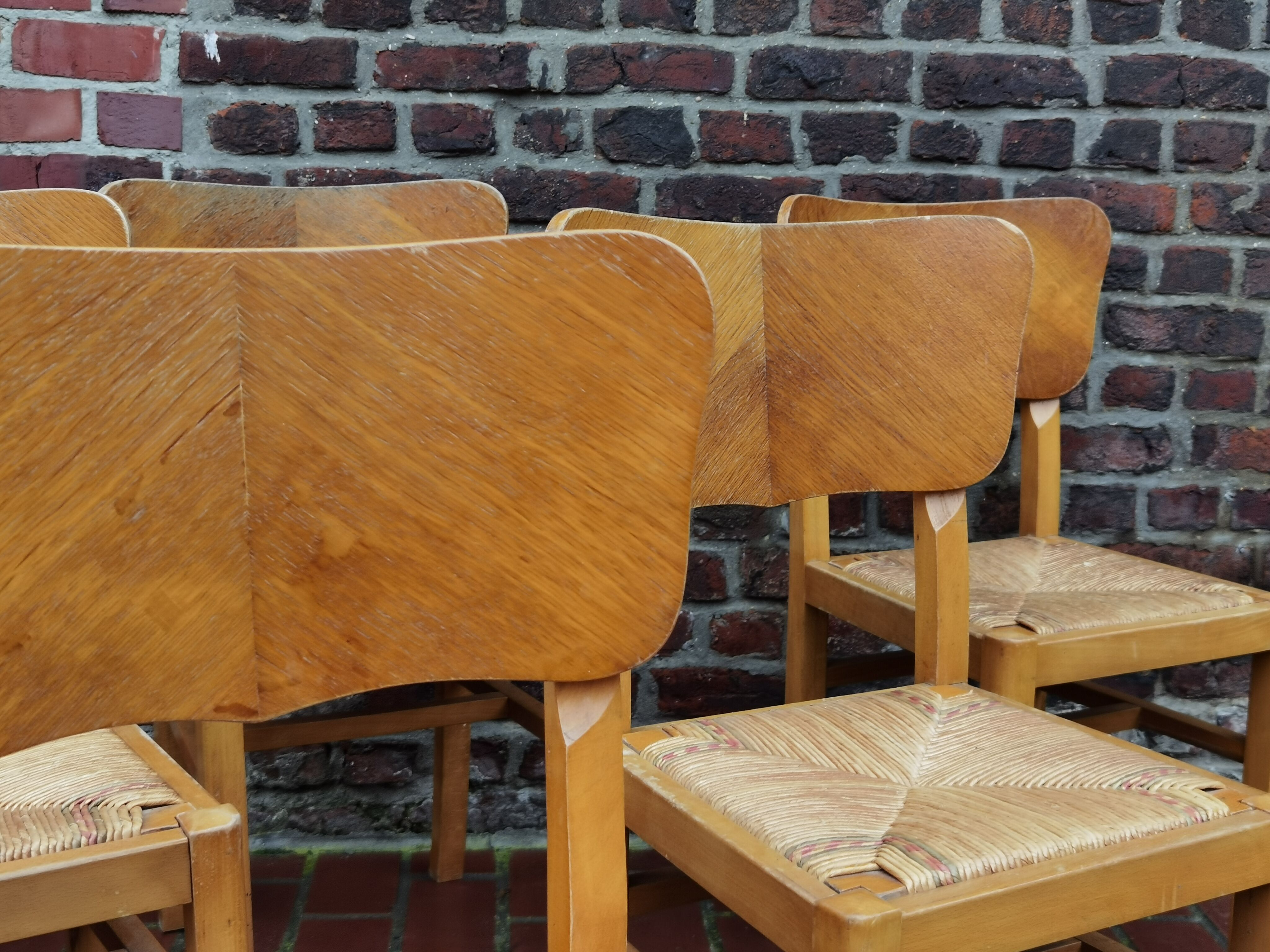 Lot of 6 chairs Pierre Cruege