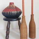 Sculptural West German Ceramic Vase by Carstens Tönnieshof, c. 1950s