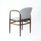 Curved wooden armchair, Czechoslovakia, 1950s