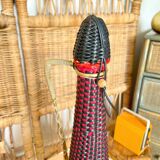 Large vintage scoubidou bottle