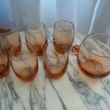 Set of 6 glasses and ice bucket