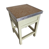 Tabouret coffre de cireur, années 50
