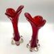 Duo soliflores verre soufflé