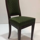 Chaises Empire en acajou