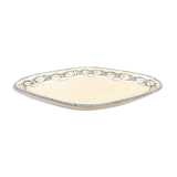Small dish model Recamier faience of the Salins
