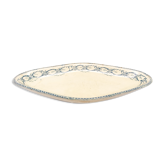 Plat modèle Recamier faience des Salins