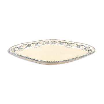 Plat modèle Recamier faience des Salins