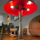 Aluminium mushroom table desk lamp mid century