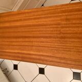 Vintage shoe cabinet with compass feet