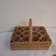 1930 wicker liqueur service basket