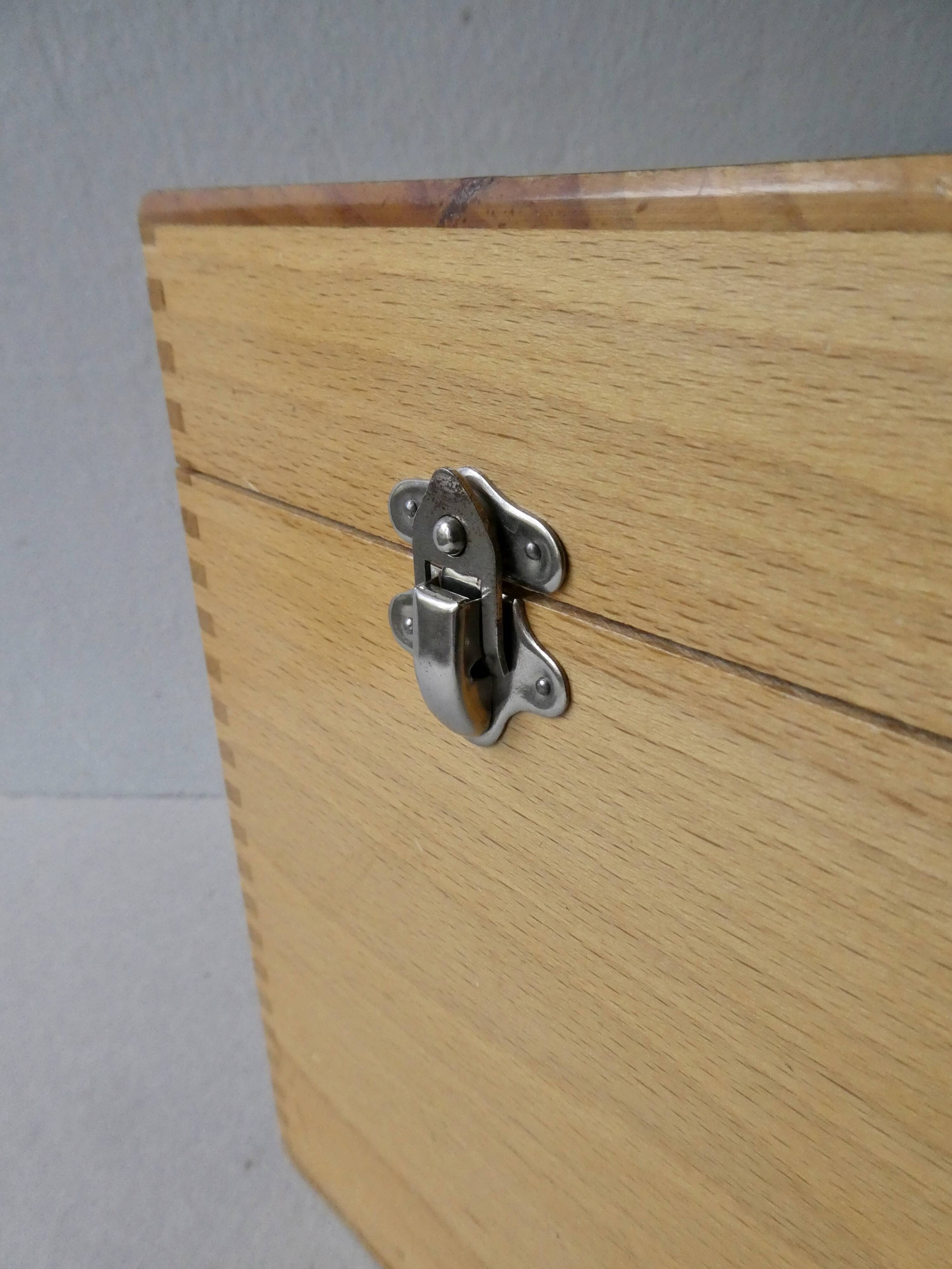 Light wooden box, 60s