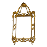 Gilded decorative miror with double frame Louis XIV st., France twentieth century
