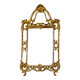 Miroir décoratif doré avec double cadre Louis XIV st., France XXe siècle