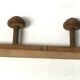 Wooden coat rack 4 vintage patères