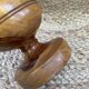 Olive wood vase