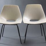 Pair of Amsterdam Pierre Guariche chairs