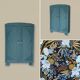 Armoire parisienne art déco bleue grisé 1930