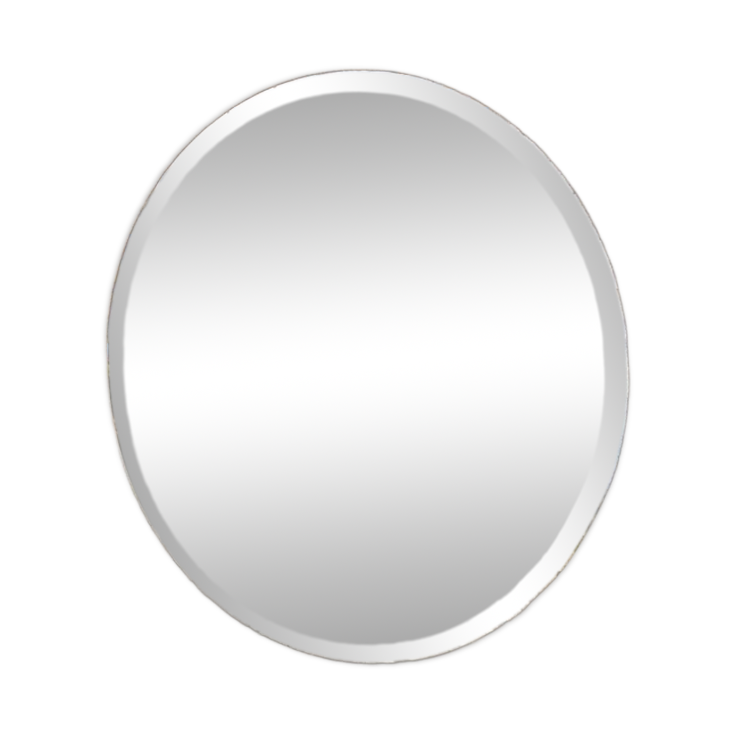 Antique bevelled mirror 90 cm