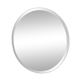 Antique bevelled mirror 90 cm
