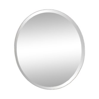 Antique bevelled mirror 90 cm