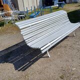 Iron and Wood Bench from the 50s