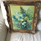 Huile sur toile encadrée de Sonja Navratil