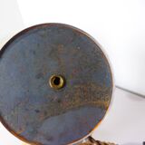lampe de table art déco avec un verre en opaline blanche 231137