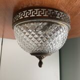 Ceiling lamp half old globe