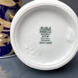 2 Royal Bavarian porcelain vases - KPM - Echt Cobalt