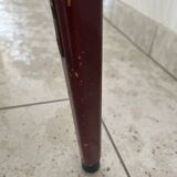 Vintage serving trolley in varnished wood from the 60s