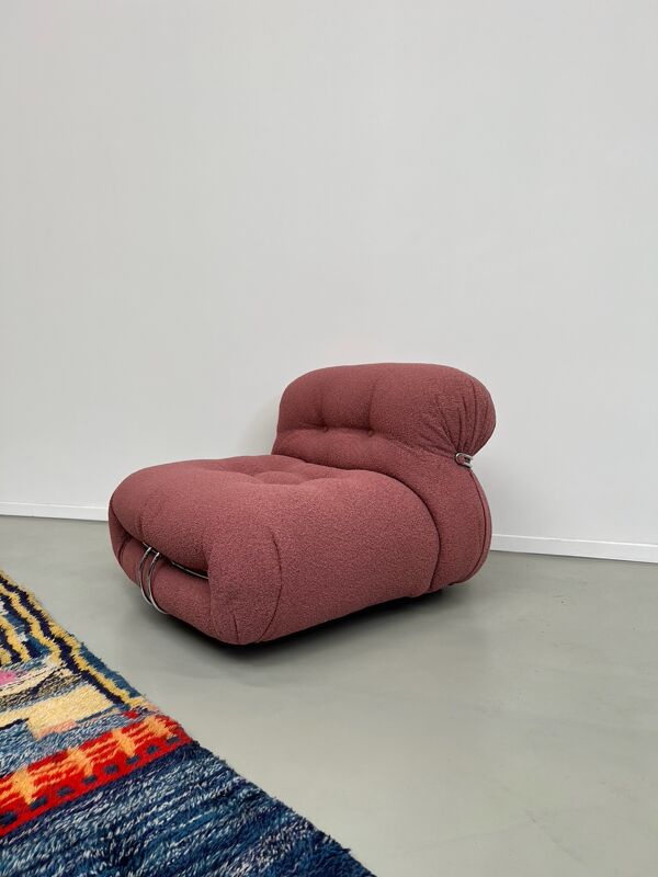 Fauteuil Soriana Afra et Tobia Scarpa années 60 Cassina