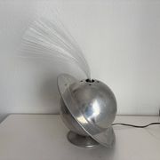 Rare French fibre optic lamp "La Sphérique" from the 1970s Space Age.