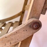 Antique folding chair