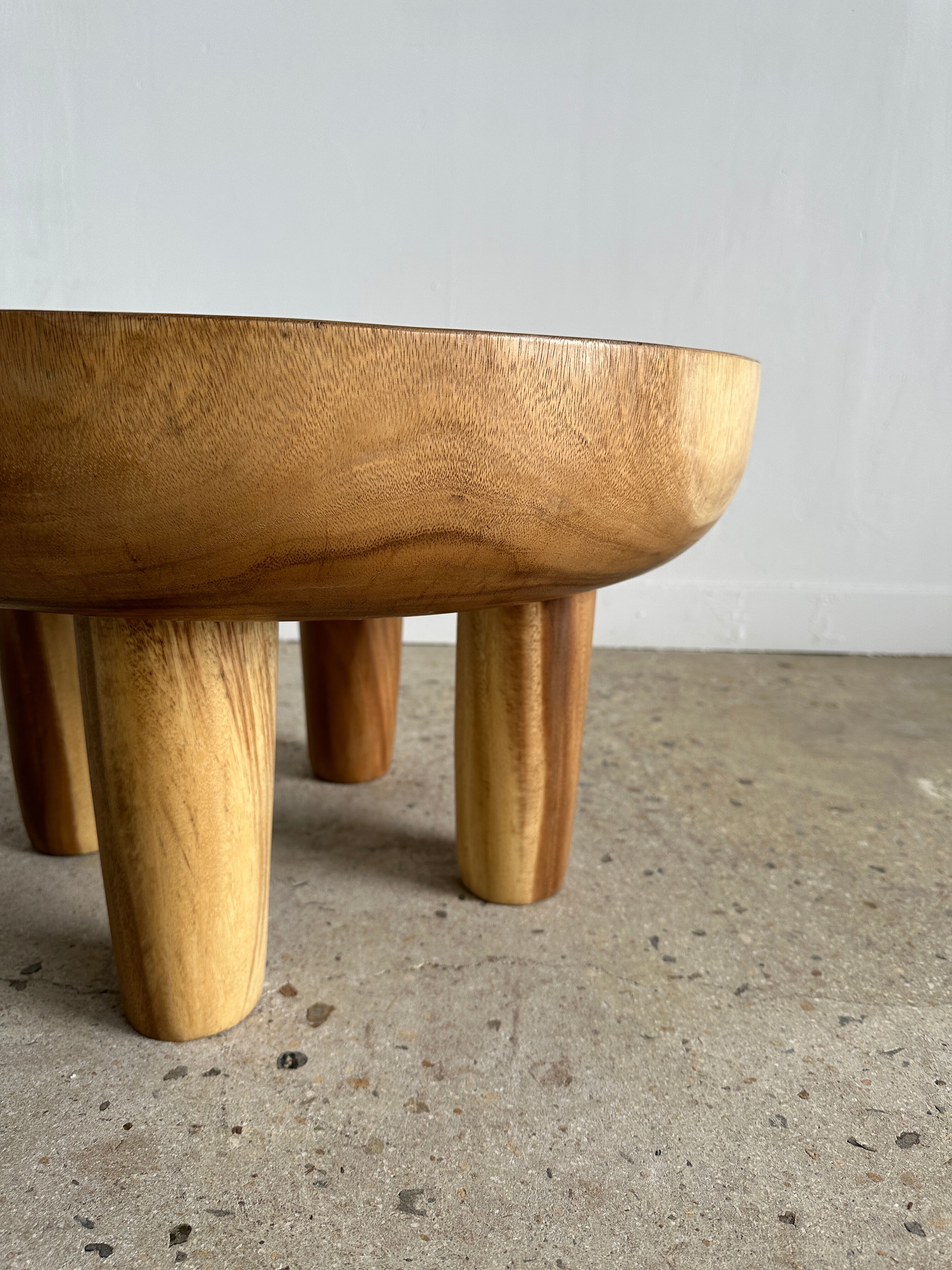 Coffee table, quadripod suar coffee table