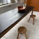 Table de ferme pin noire 250 cm