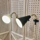 Pair of modular scandinavian design wall lights 1950.
