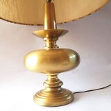 Large golden foot lamp