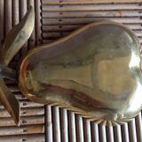 Empty brass pear pocket