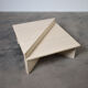Travertine Coffee Table By Up&Up, Italy, 1970s