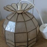 Lustre en nacre et laiton
