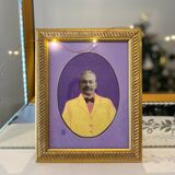 Vintage frame and photo