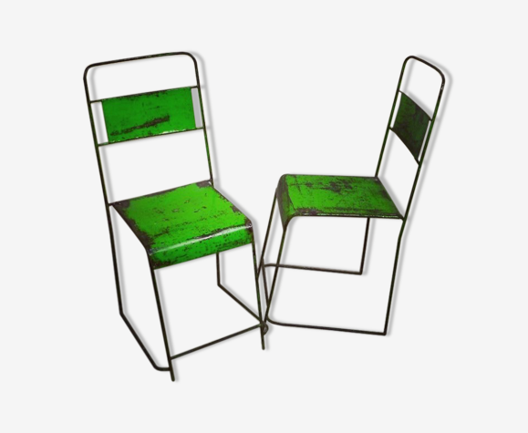 Paire de chaises moderniste