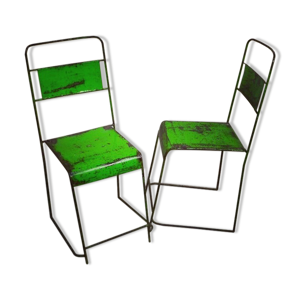 Paire de chaises moderniste
