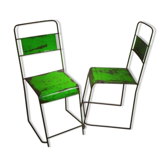 Paire de chaises moderniste