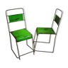 Paire de chaises moderniste