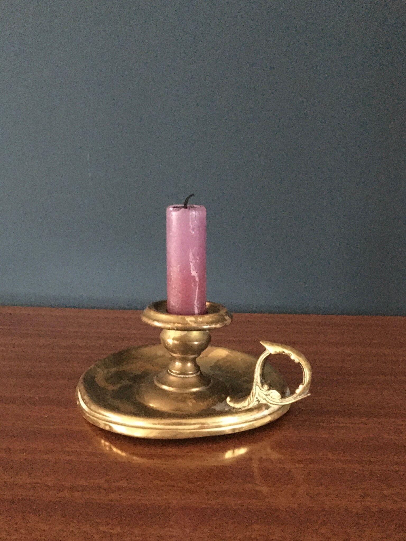 Brass candlestick