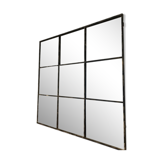 Miroir industriel 118x118cm