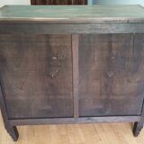 Commode art déco en noyer